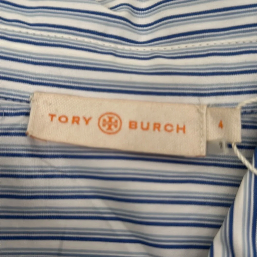 NWT Tory Burch ombré striped shirt - Picture 4 of 7